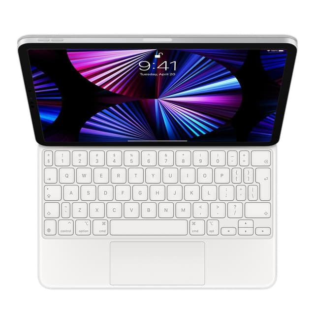 iPad Magic Keyboard (iPad not included) 10.9"/11" (2020) Wireless - White - QWERTY - English (UK)