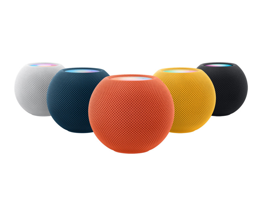 Refurbished Apple HomePod Mini Smart Speaker with Siri – Blue, Midnight, White & Orange